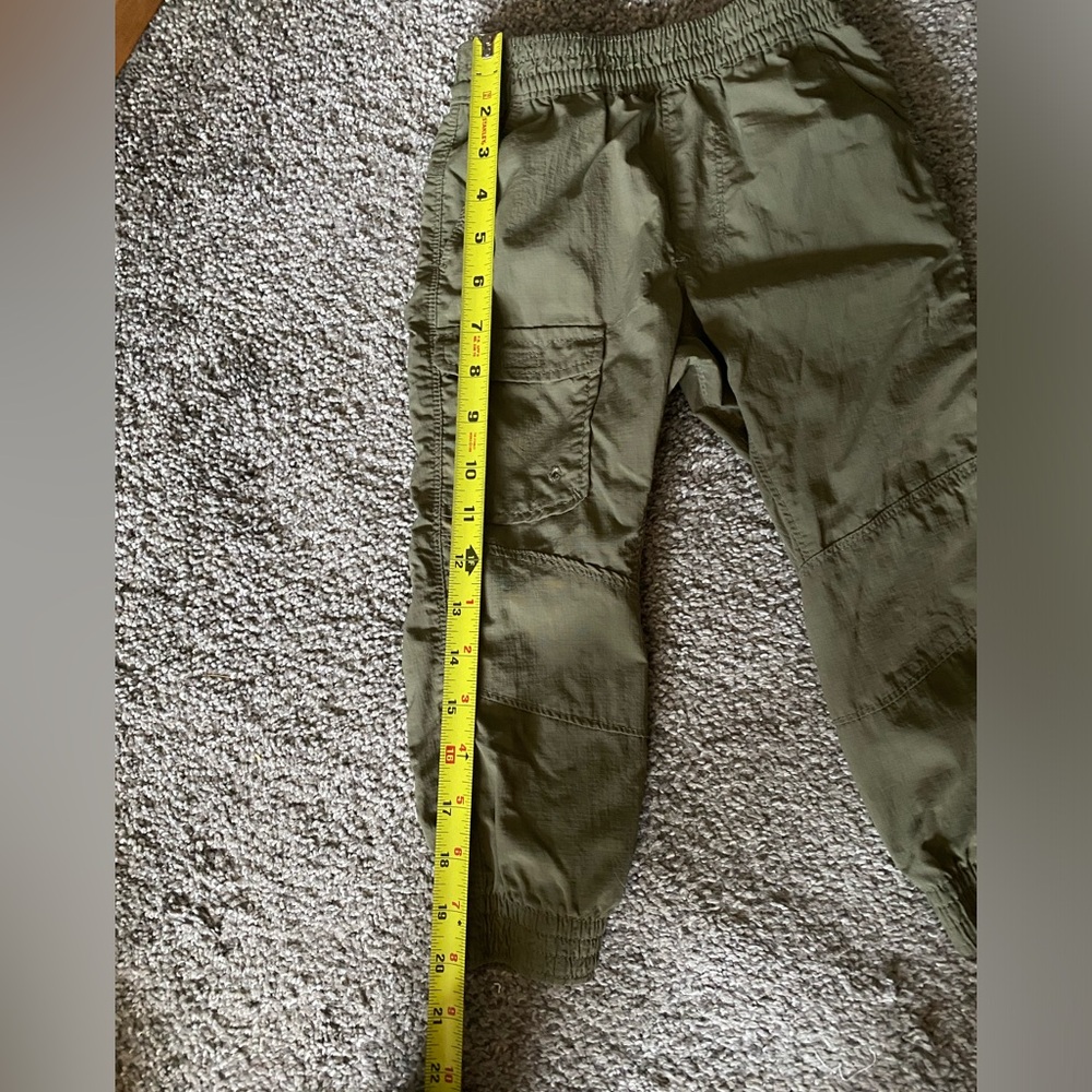 Columbia 4T toddler elastic cuff hiking pants lightweight khaki all season - Picture 3 of 8